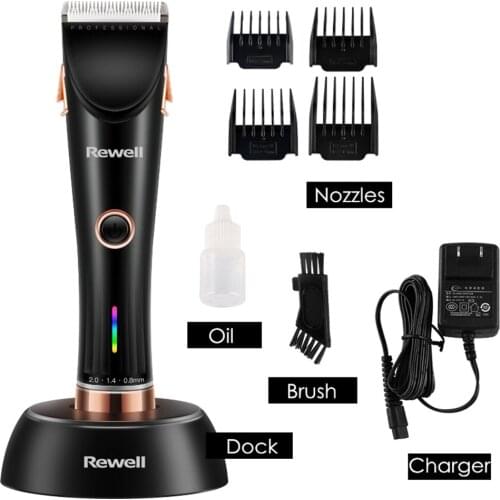 Professional Rechargeable Hair Clipper For Men Barber Salon Electrical Hair Trimmer Ceramic Cutter Shaving Hair Cutting Machine