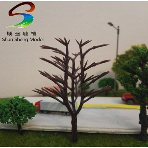 100 Architectural Model Tree Arm mini tree trunk Brown color for layout design