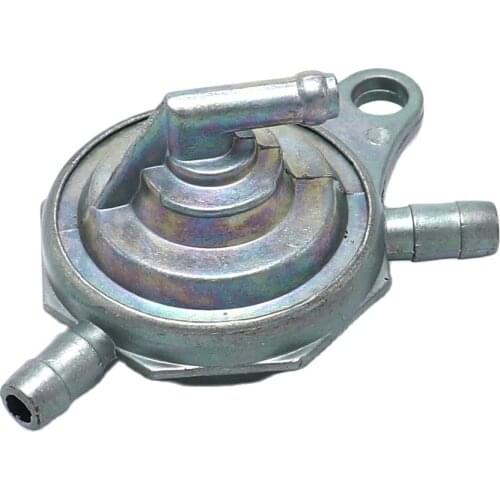 Motorcycle 3-hole Fuel Oil Petcock Valve Pump Switch Aluminum Universal accessories for 50CC 125CC 150CC GY6 Engine