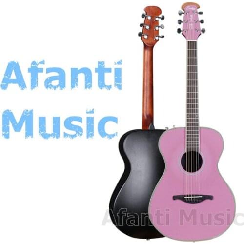 Afanti Music Super Roundback/ Carbon Fiber Back & Side 40 inch Acoustic guitar (ANT-238)