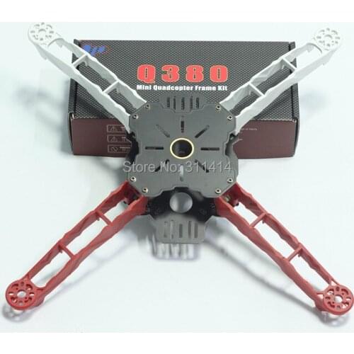 1set Totem Q380 FPV Across 380mm 4Axis Mini Quadcopter Frame Kit High Strength Lightweight CC3D Compatible Better Than F330/F450