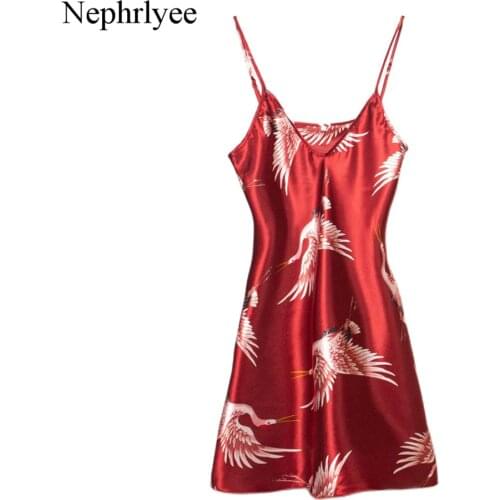 2021 Summer New V-neck Nightdress Sexy Nightgowns Sleepwear Night Dress Women Sleeveless Nightwear Silk Satin Nightshirt SLP140