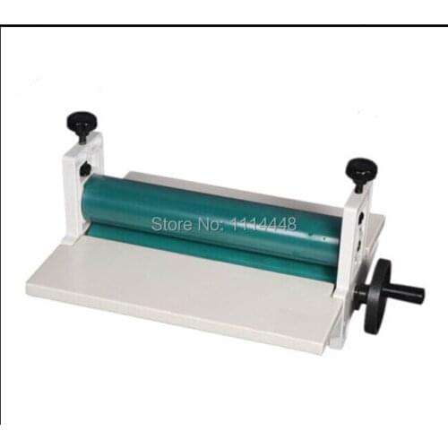 Brand New 14" 350mm Manual Laminating Machine Photo Vinyl Protect Rubber Cold Roll Laminator