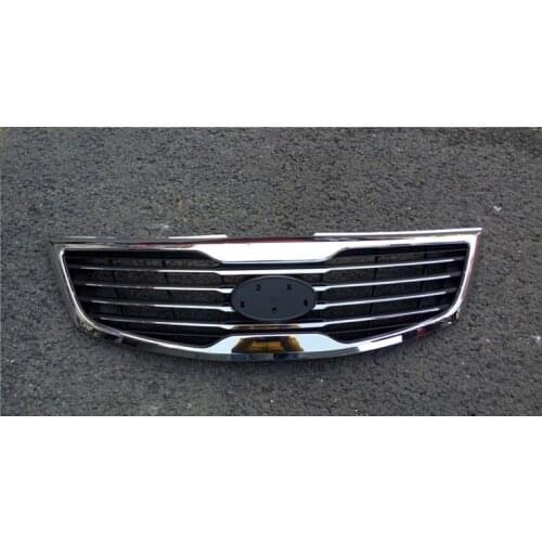 Original ABS Chrome Front Grille Around Trim Racing Grills Trim For Kia Sportager 2011 2012