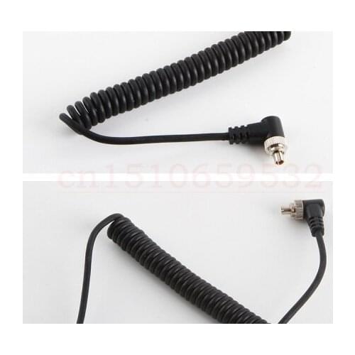 PC-PC Flash Sync Cable Cord with Screw For canon 580EX 580EXII SB800 SB900 SB24 SB26 SB28