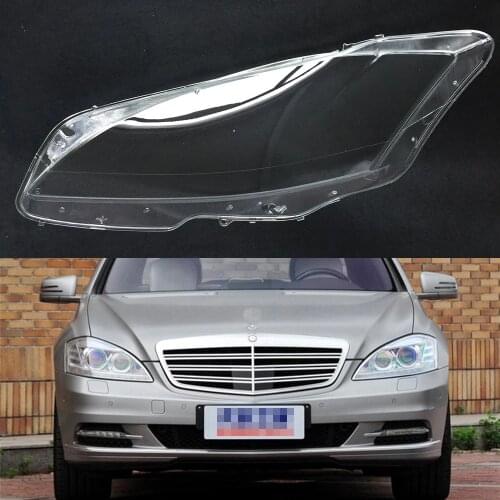 Headlight Lens For Mercedes-Benz W221 S280 S300 S350 S500 2011 2012 2013 Headlamp Cover Replacement Car Front Head Auto Shell