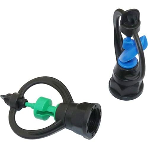 360 Degree 3/4" to 1/2" Female Thread Butterfly Rotating Sprinkler Garden Agriculture Yard Lawn Grass Irrigation Watering Nozzle