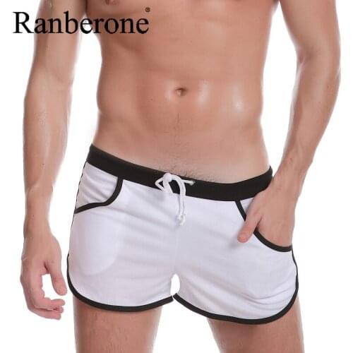 Renberone 2020 Swimsuit Men Stripe Mens Swimwear Breathable Swimming Trunks Summer Beach Shorts Bathing Shorts Of A Boy