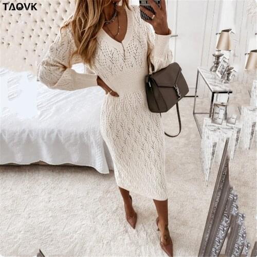 Модные трикотажные платья TAOVK China At AliExpress