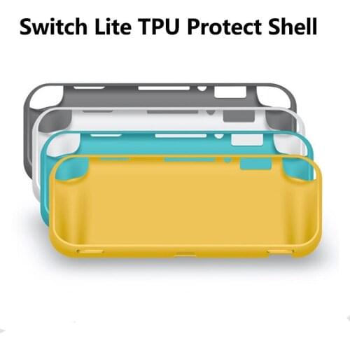 Switch Lite Mini NS TPU Protect Shell for Nintendos Switch Console Shell Case Anti-scratch Dustproof Transparent Crystal Film