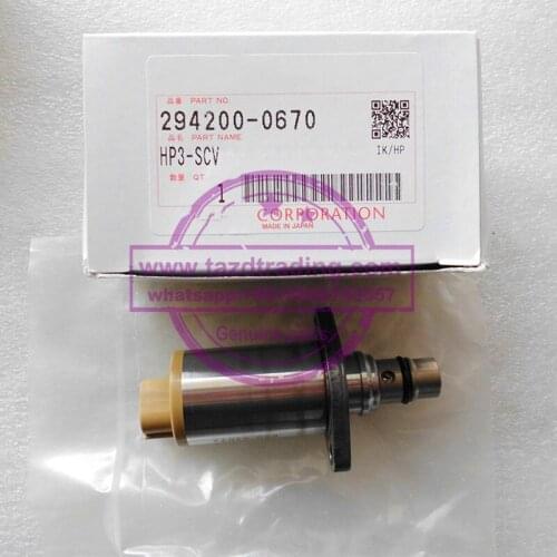 100% Genuine and new Pressure Control valve 294200-0670 2942000670 SCV for 6HK1 Diesel engines