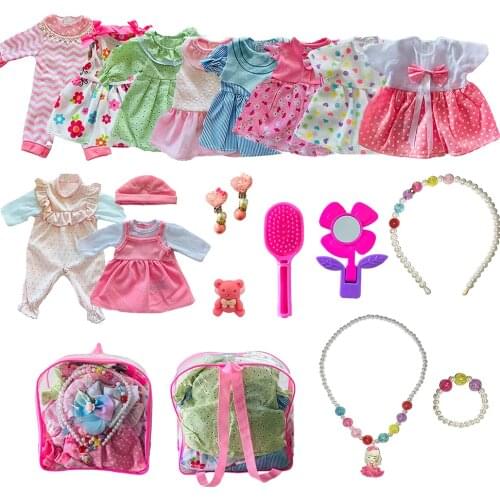 13 inch doll clothes dress suit jewelry accessory dolls accessories Fashion Outfit Baby Birthday Festival Gift