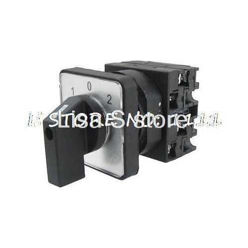 240VAC on/off/on Positions 8 Screw Terminals Rotary Changeover Switch