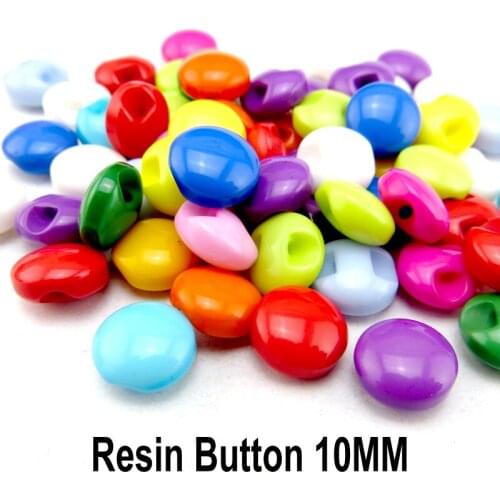 50PCS Mixed Color Ball Resin Pearl Buttons 10MM Fits Coat Boots Sewing Clothes Accessory Shirt Button R-368