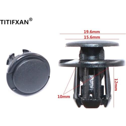 10PCS Auto Fasteners Clips for Nissan Teana Qashqai Livina Murano Bluebird Tiida X-Trail Sylphy Engine Guard Bumper Mid-net