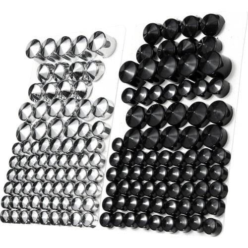 Double cam/Dyna 1991-2013 British ABS plastic chrome black motorcycle screw bolt top cap cover