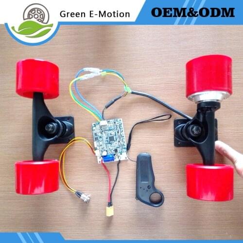 Electric Skateboard HoverBoard Longboard DIY Single Drive Remote Skatebord Kit With Hub Motor Wheels PU Wheels And Trucks