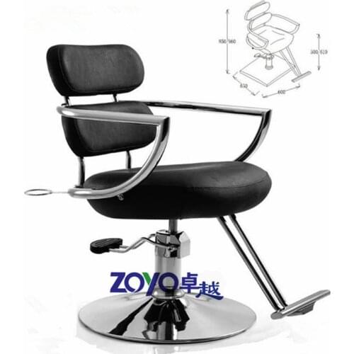 European hair salons. Hairdressing chair. Haircut chair. The new hairdressing chair
