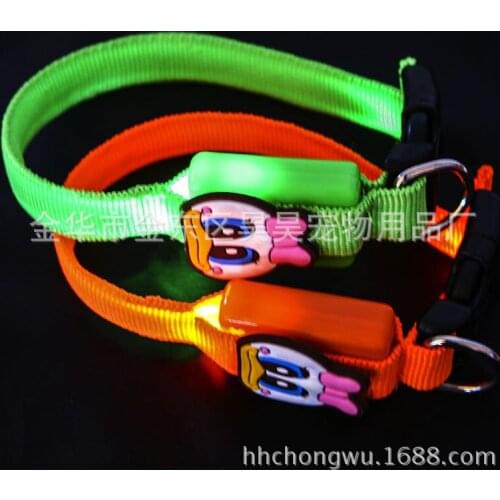 Pet Supplies Wholesale Dog With Luminous Collar Pet Shining Dogs Chain LDE Dogs Belt Shining Collars Pets Flash Dog Chain