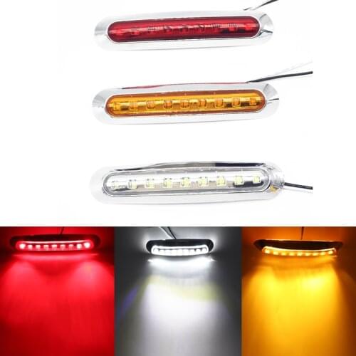 9 Led Waterproof Amber/red/white Side Marker Indicators Light LED 12V/24V Lamp Truck Lorry Caravan Trailer Tail Clearance Lights