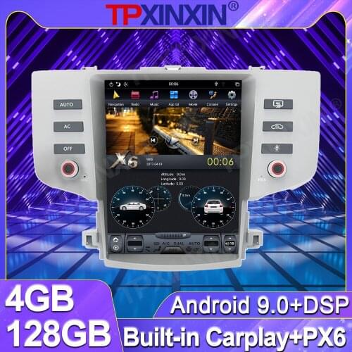 For Toyota Reiz Mark X 2005 - 2009 Android Tesla Vertical Screen Car Radio Tape Recorder Multimedia Video Player GPS Navigation