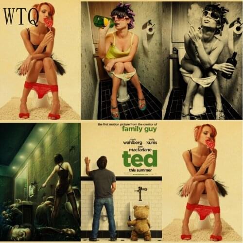 5D DIY Diamond Paintings Kits Mosaic Picture Bathroom Toilet Retro Painting Diamond Embroidery Full Square Wall Art Room Decor