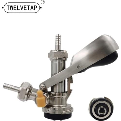 New S-Type Keg Coupler Homebrew Beer Keg Coupler Draft Beer Dispenser For Wine Brew Tools Beer Equipment FD-S19