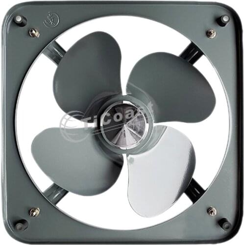 220V 8 inch Industrial Exhaust Fan Powerful Ventilator Kitchen Window Warehouse Oil Smoke Exhaust Fan