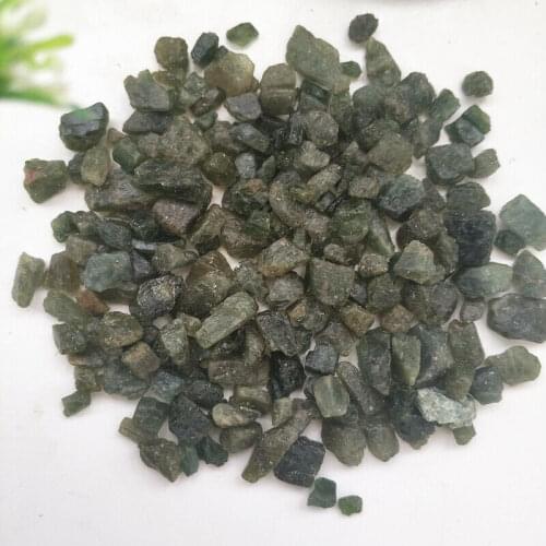 Drop Shipping 50g Natural Raw Green Apatite Rough Stones Crystal Gravel Minerals Specimen Natural Stone Crystal