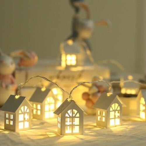 Christmas Lights LED House String Lights Christmas Fairy Lights Garland Outdoor Home For Wedding/Party/Curtain/Garden Decoration