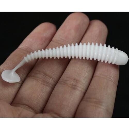 10pcs/lot 5cm/0.7g 7cm/2g Soft Fishing Lure Soft Plastic Bait Worm Carp Fishing Lures Isca Artificial pesca Tackle