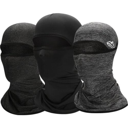 Unisex ice silk sunscreen hoods for men riding cool seamless mask multifunctional sports anti-fall magic headscarves women scarf