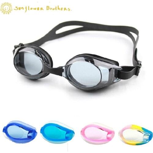 Boxed Waterproof and Anti-fog Swimming Goggles Unisex Swimming Goggles Flat Light Swimming Goggles Adjustable
