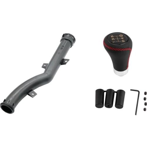 Water Pump To Thermostat Housing Pipe With 5 Speed Universal Leather Stitcher Manual Car Gear Stick Shift Knob Shifter