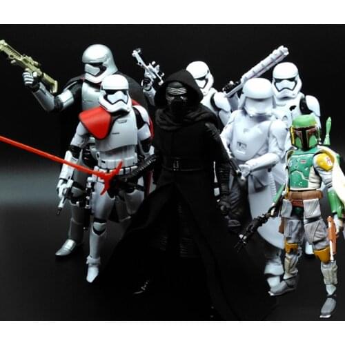 Star Wars 8 Monteren Figuur Boba Sandtrooper Stormtrooper Darth Chewbacca Action Figure Christmas Gift Speelgoed Voor Kinderen