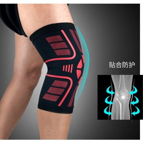 1Pcs Knee Protector Knee Support Pads Breathable Relieve Arthritis For Basketball Training Gym Sports Outdoor Guard Kneepad