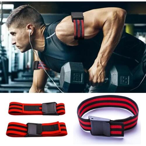 60cm/90cm Occlusion Wraps Blood Flow Restriction Bands Arm Leg Elastic Strap Bodybuilding Gym Fitness Equipment Muscle Training