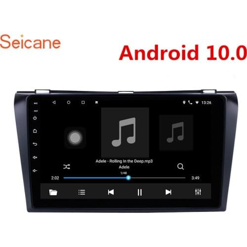 Seicane 2din Android 10.0 Autoradio GPS Navi Car Radio Player Stereo for 2004 2005 2006-2009 Mazda 3 with Bluetooth WIFI OBD2
