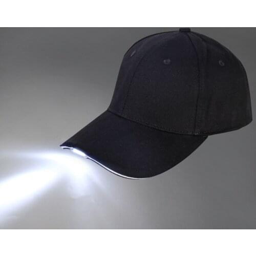Unisex LED Baseball Caps Caps Climbing Hat Outdoor Camping Hiking Running Hats Battery Included For Christmas