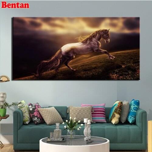 Large diy diamond painting horse animal diamond embroidery full square mosaic diamond painting cross stitch new Years gift