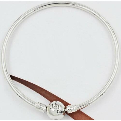 NEW 100% 925 Sterling Silver Lovely Animal Park classic bracelet Clear CZ Charm Bead fit DIY Bracelets Jewelry factory wholesale