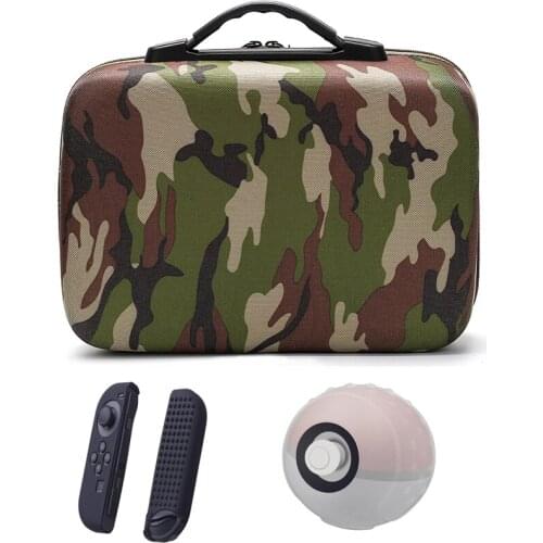 Nintend Switch Camo Game System Carrying Case Protective Deluxe Hard Shell Suitcase Hand Bag For Nintendos Switch NS Accessories