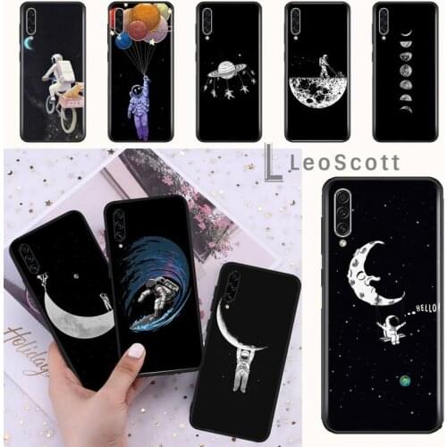 Cosmonaut moon Phone Case For Samsung Galaxy J2 J4 J5 J6 J7 J8 2016 2017 2018 Prime Pro plus Neo duo