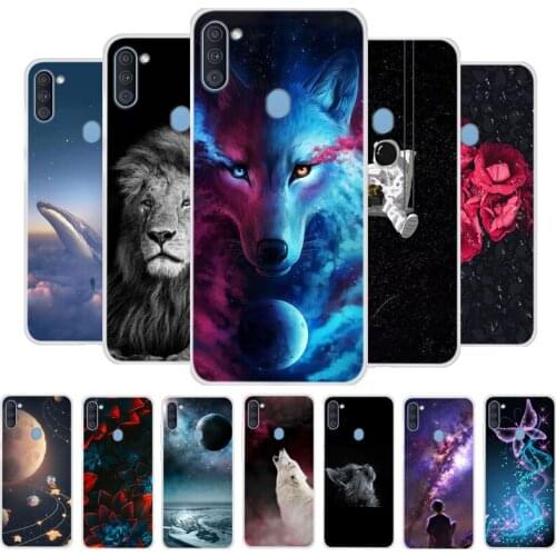 Phone Case For Samsung Galaxy M11 Case M 11 Bumper Silicone TPU Soft Cover on For Samsung M11 M115F GalaxyM11 6.4" Cases Cartoon