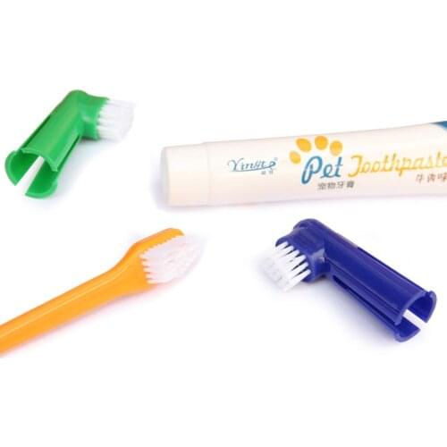 Pet Toothpaste Set Dog Toothpaste Set Dog Supplies Oral Cleaning Care Pet Supplies Cat Toothbrush