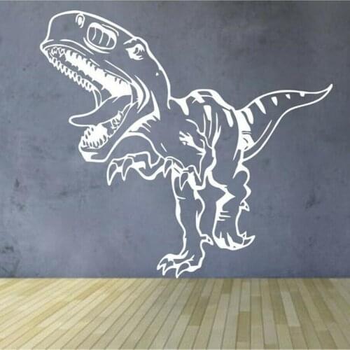 Dinosaurs t-Rex Sticker Wall Window Home Decor Bedroom Children Vinyl Wall Decals Animal Murals Room Posters P525