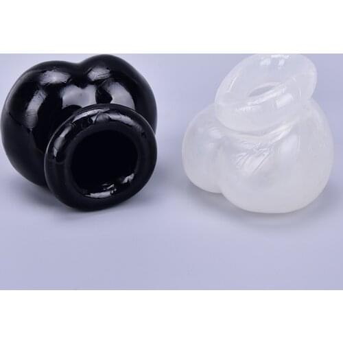 Sperm Cock Ring Sex Toys For Men Delay EjaculationSilicone Male Reusable Penis Sleeve Scrotum Ring Bondage Chastity Cage Lock