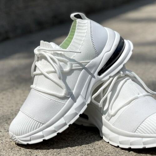 Sneakers for Women Summer Woman Breathable Sock Casual Shoes Lace Up Tennis Mesh Shoes Female Sport Shoes Ladies Flat Big Size