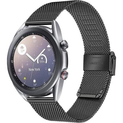 Metal Bracelet Stainless Steel Strap For Garmin Vivoactive 3 4s 4 Replace Band For vivomove HR Forerunner 645 245 Wristband