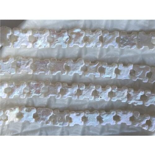 DIY Necklace Natural Freshwater Pearls, 13-14MM Size Irregular Shape Pearl Strand Loose Unique Baroque Pearls for Women